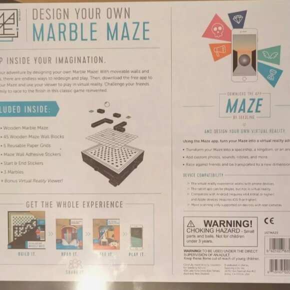 Seedling Design Your Own Marble Maze: Award Winning DIY Virtual Reality Game - Picture 5 of 7
